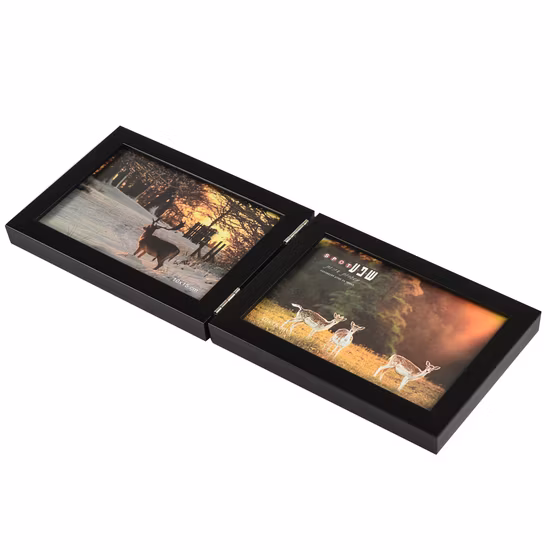 テーブルスタンド、木製フォトフレーム、2つの開口部で構成されています。